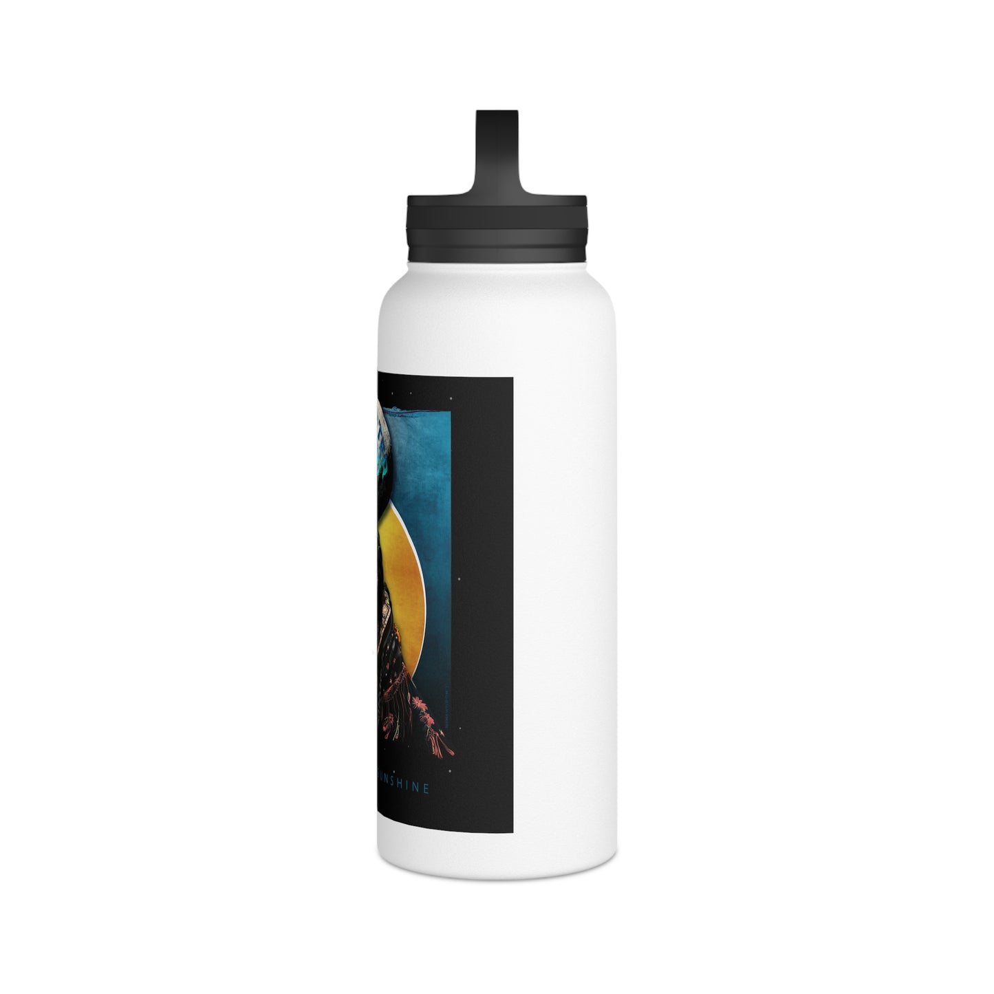 Stainless Water Bottle — Native Elder 'Water Is Life' Design