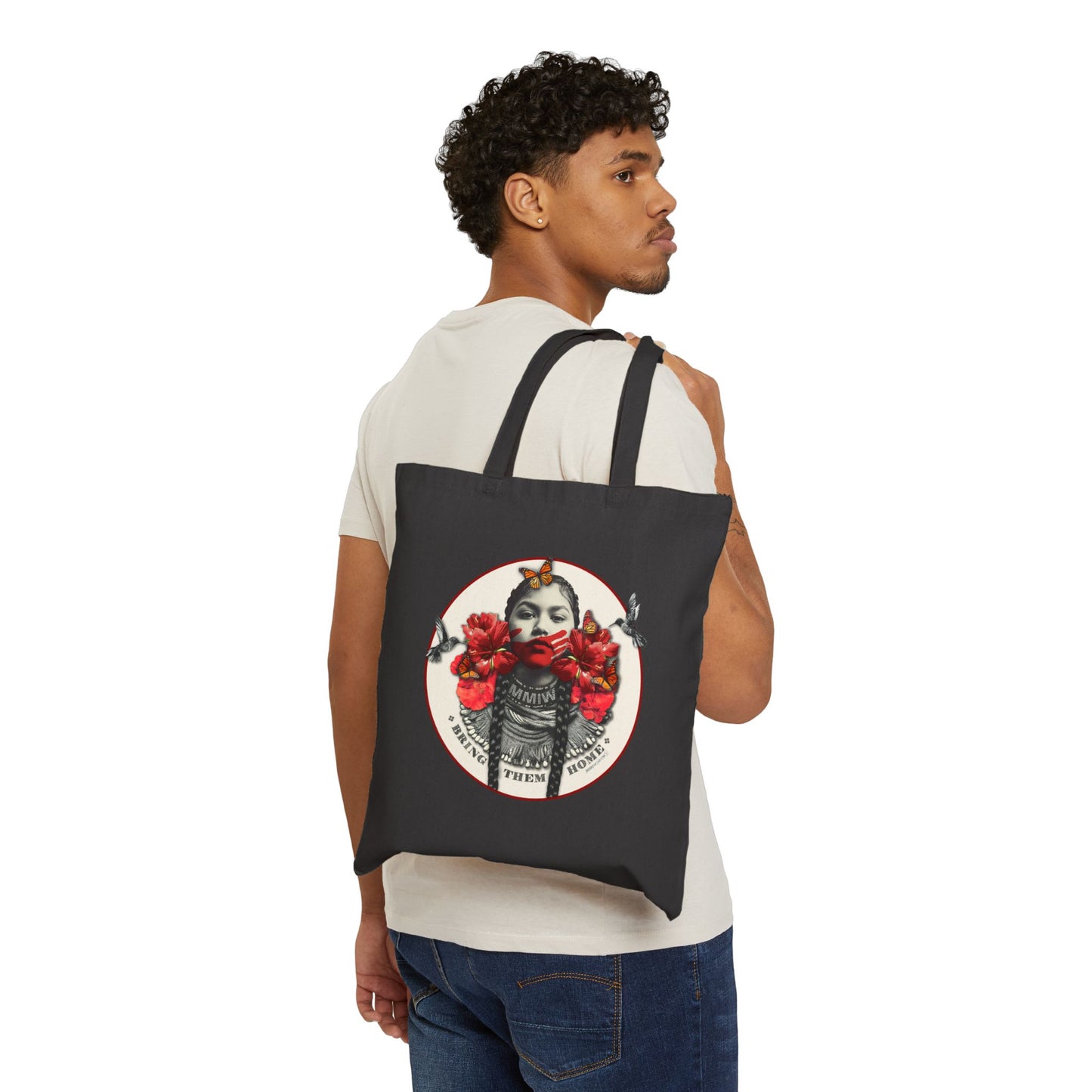 Canvas Tote Bag — Bring Them Home MMIW Tote