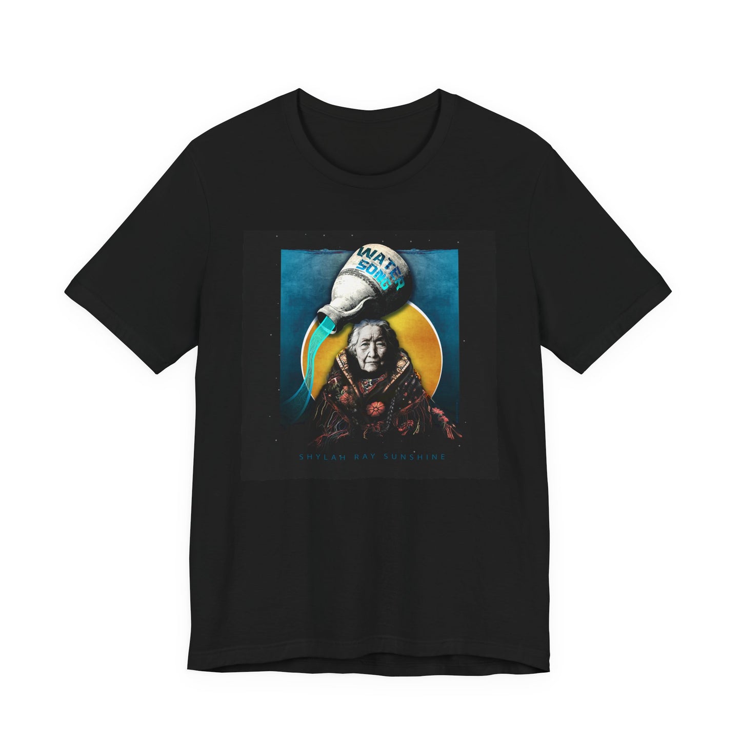 Water Song T-Shirt — Grandmother Water Vessel Graphic T-Shirt