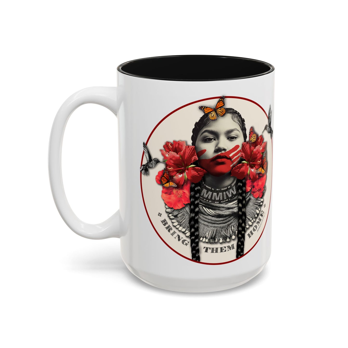 MMIW Accent Mug — Bring Them Home Coffee Mug (15 oz)