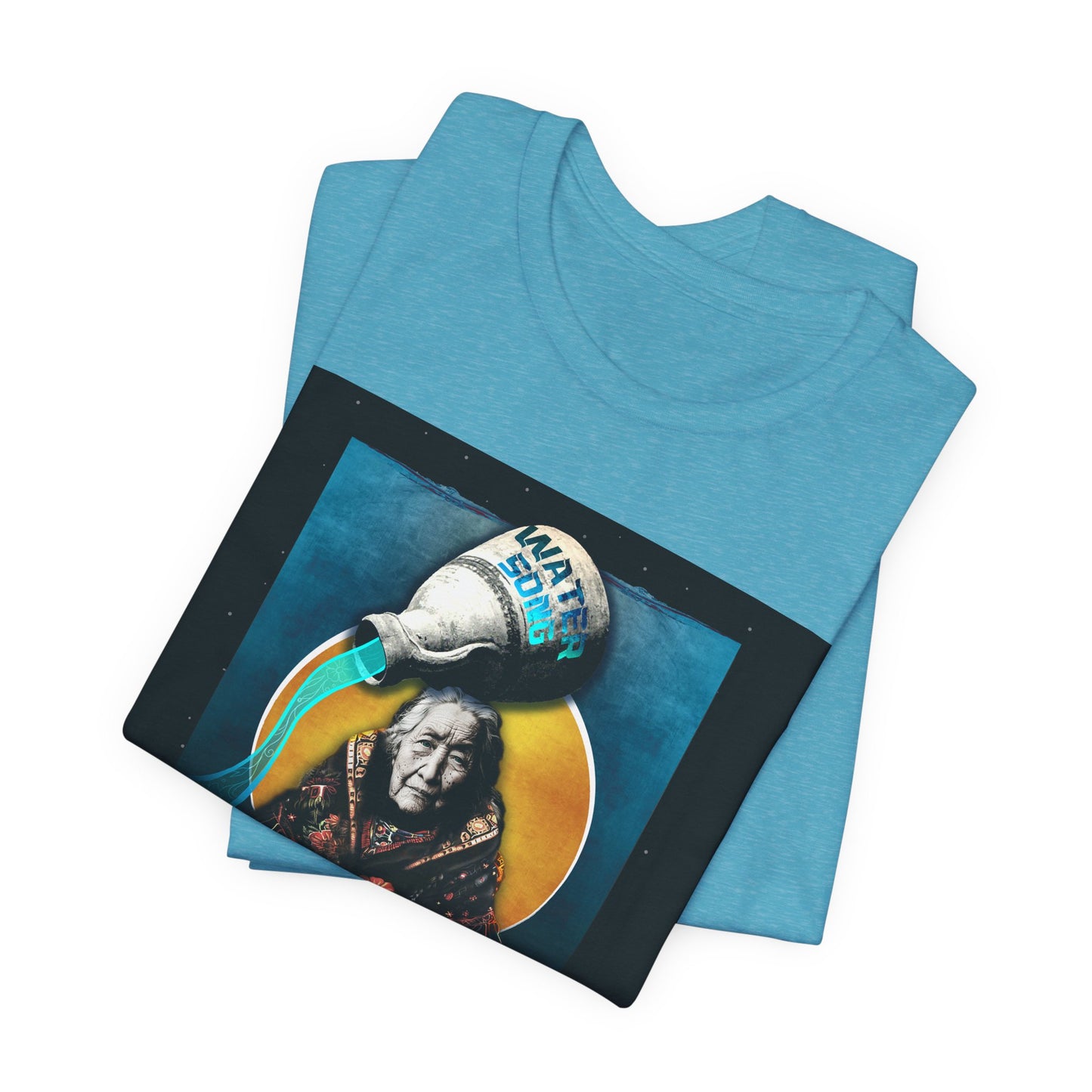 Water Song T-Shirt — Grandmother Water Vessel Graphic T-Shirt