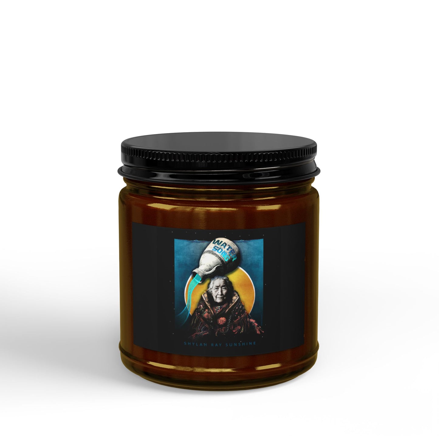 Artisan Scented Soy Candle (4oz & 9oz) — Water Song Portrait Label