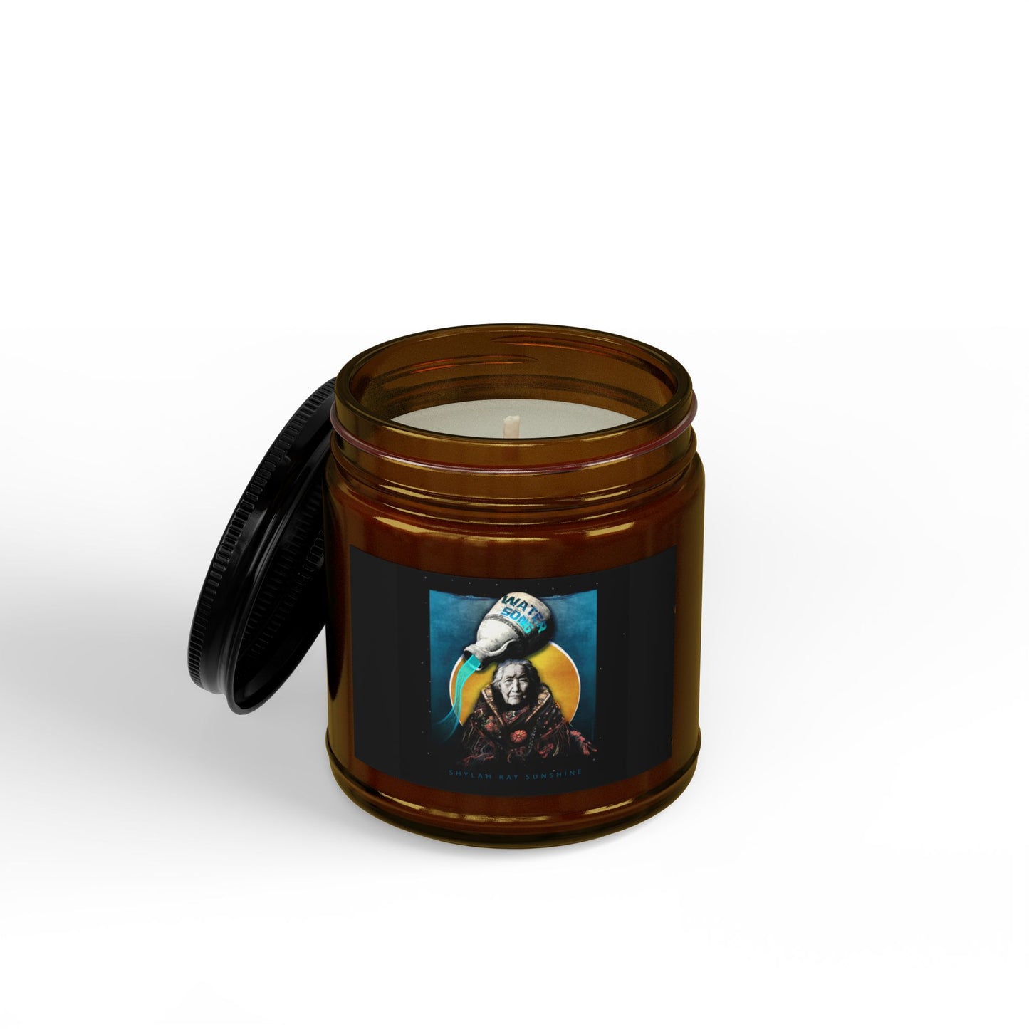 Artisan Scented Soy Candle (4oz & 9oz) — Water Song Portrait Label