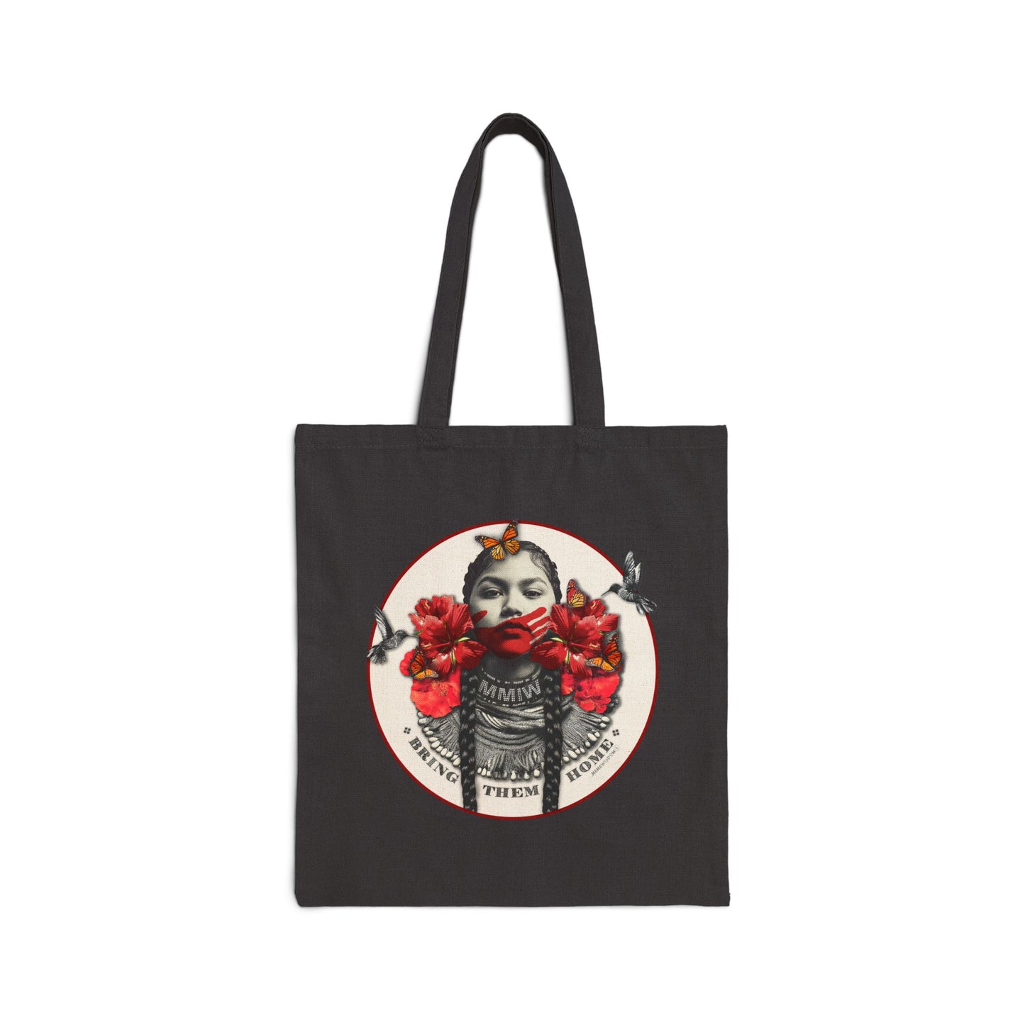 Canvas Tote Bag — Bring Them Home MMIW Tote