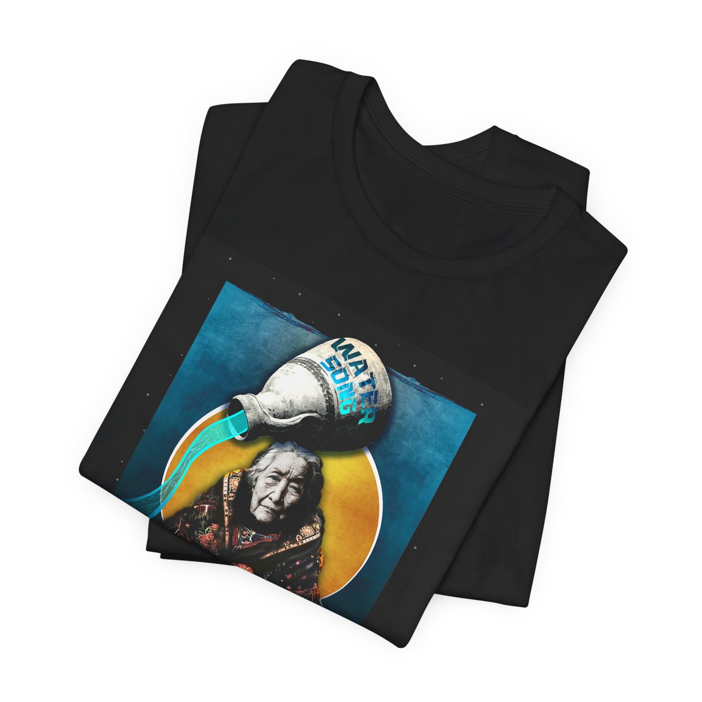 Water Song T-Shirt — Grandmother Water Vessel Graphic T-Shirt
