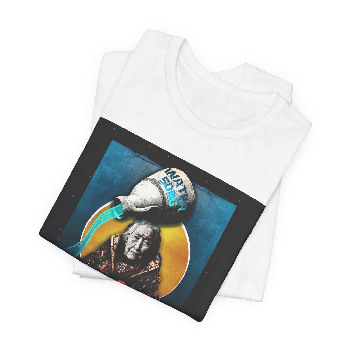 Water Song T-Shirt — Grandmother Water Vessel Graphic T-Shirt