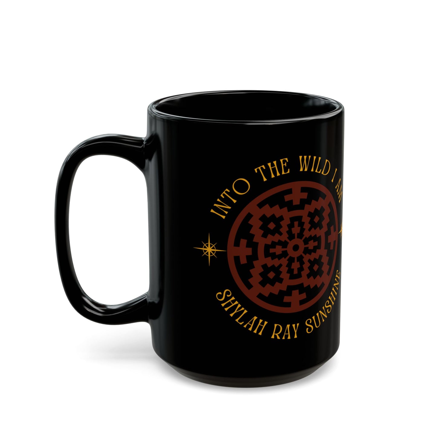 Black Ceramic Mug — Into The Wild I Am Coffee Mug