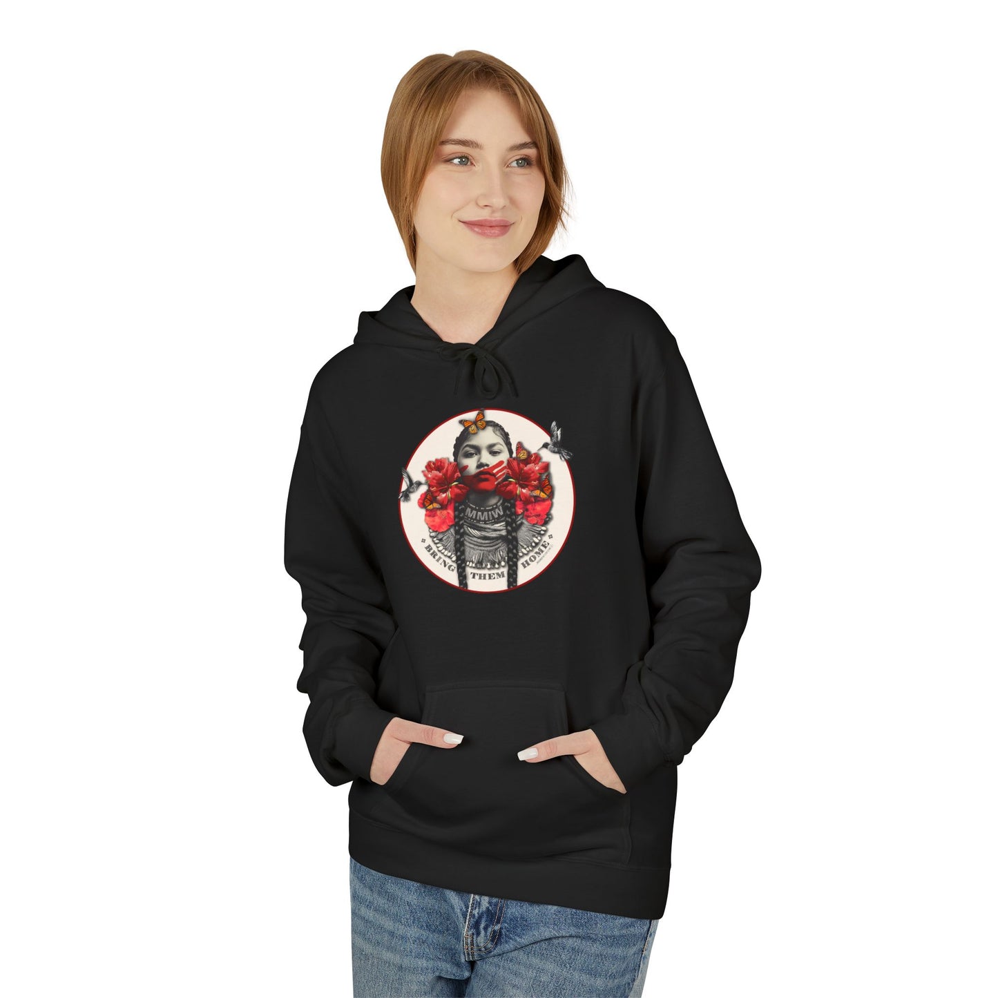 Bring Them Home Hoodie – MMIW Graphic Pullover