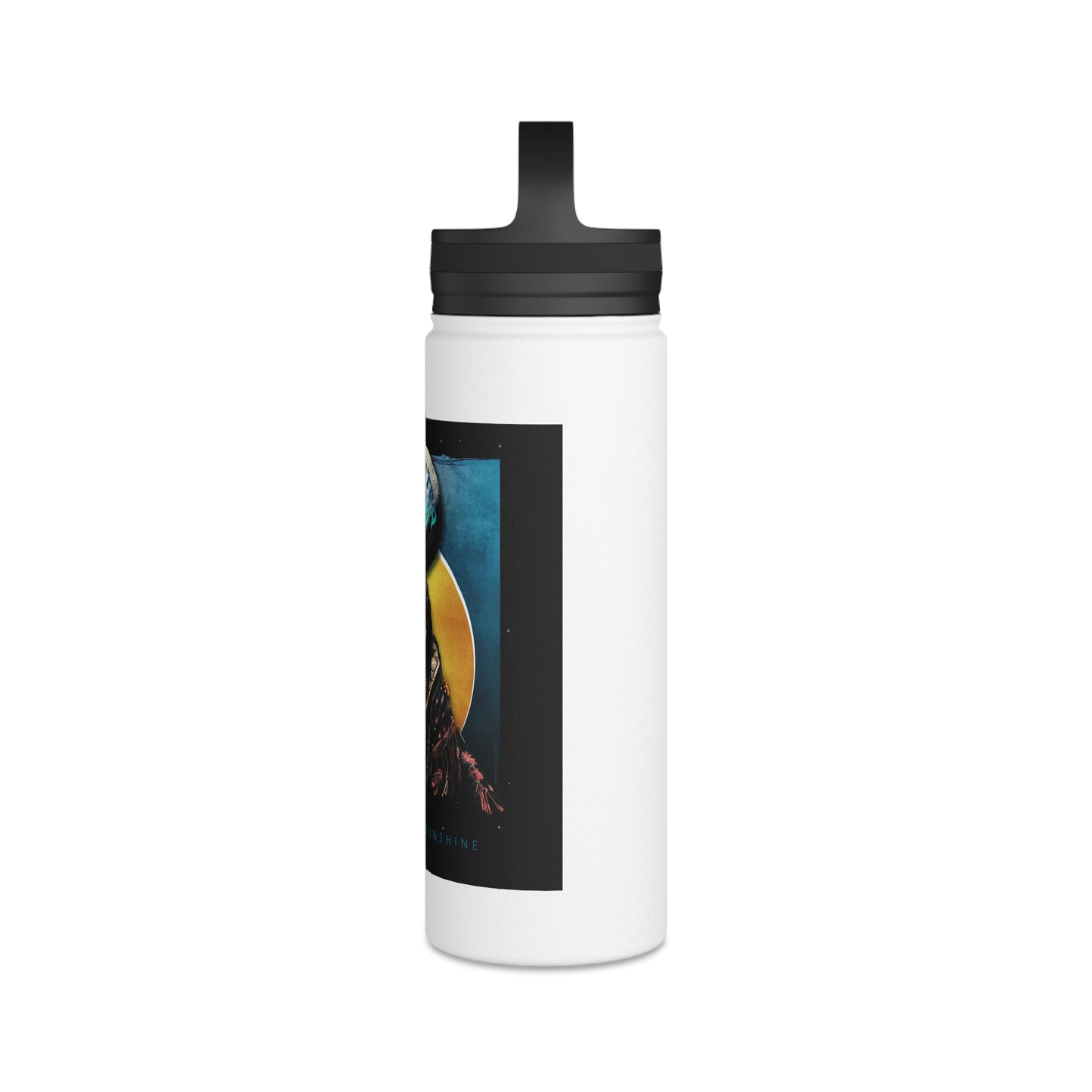 Stainless Water Bottle — Native Elder 'Water Is Life' Design