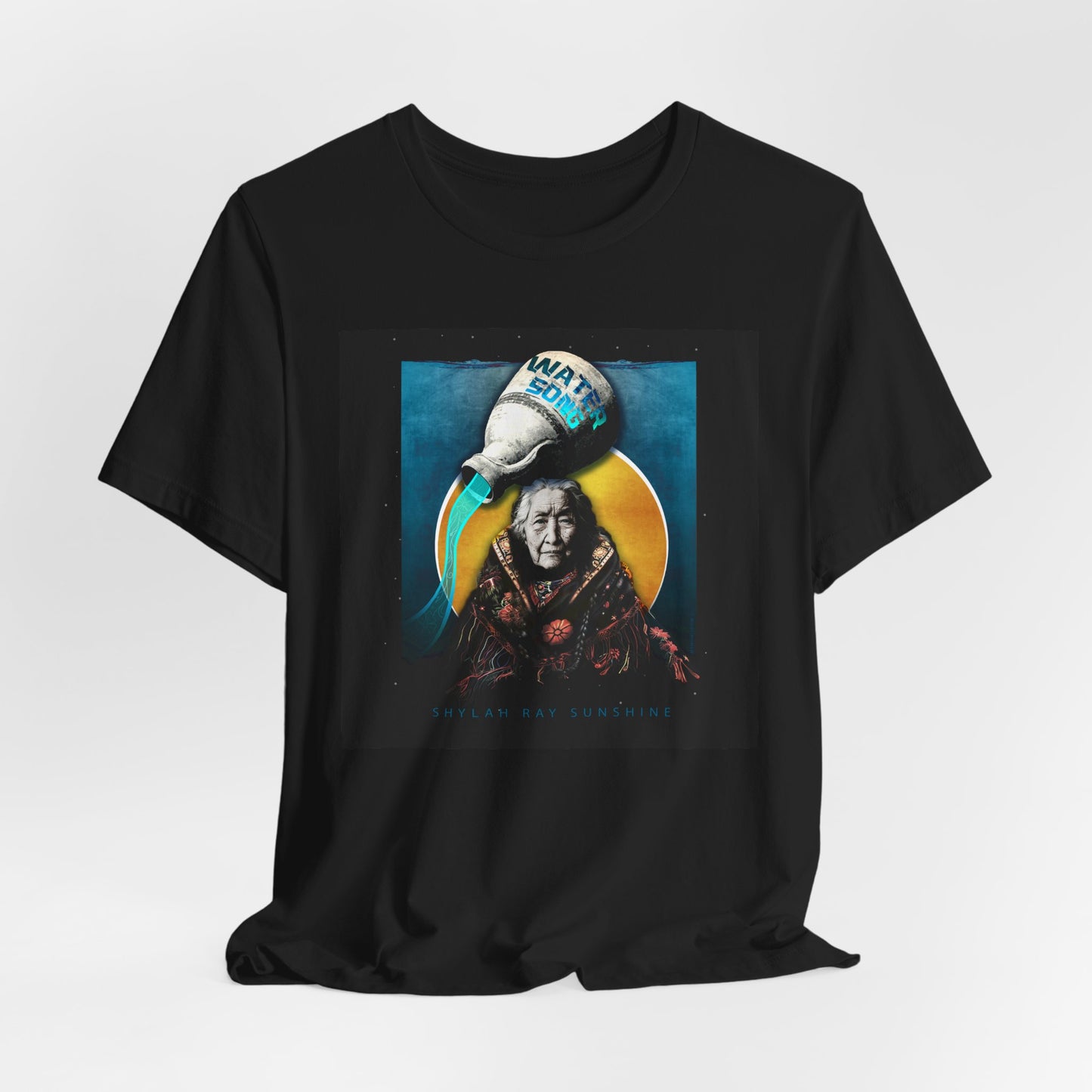 Water Song T-Shirt — Grandmother Water Vessel Graphic T-Shirt