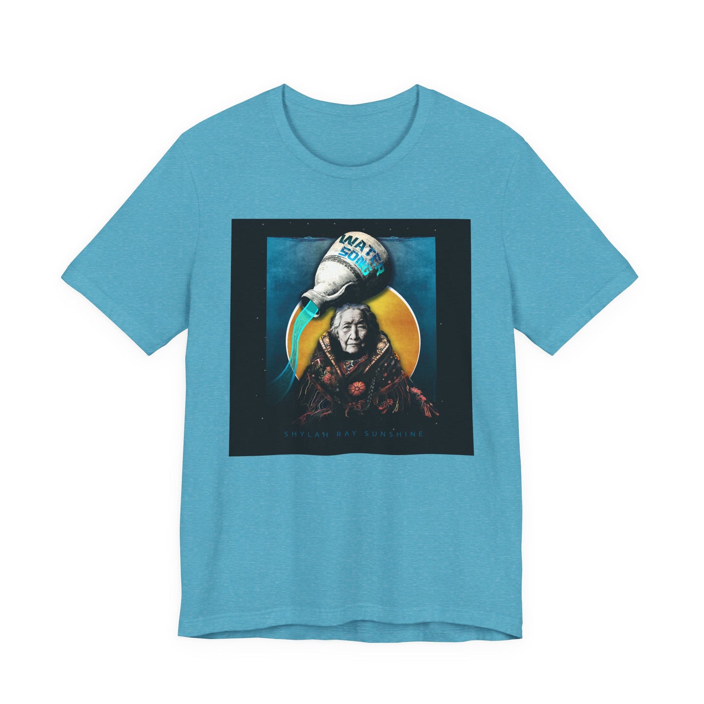 Water Song T-Shirt — Grandmother Water Vessel Graphic T-Shirt