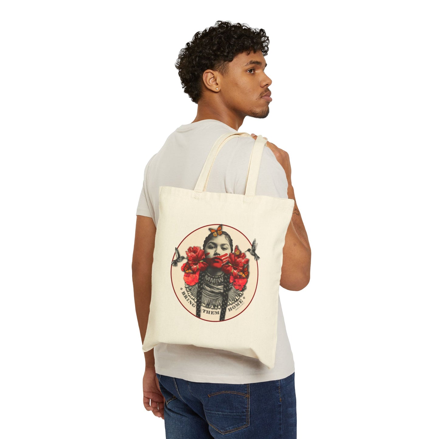 Canvas Tote Bag — Bring Them Home MMIW Tote