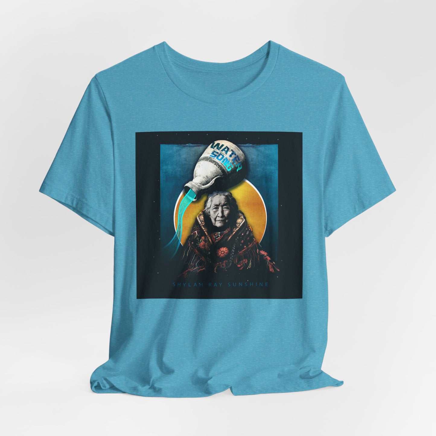 Water Song T-Shirt — Grandmother Water Vessel Graphic T-Shirt