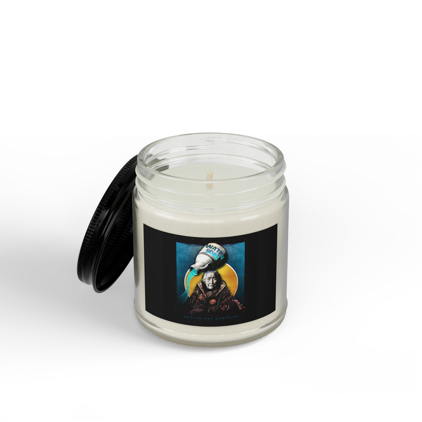 Artisan Scented Soy Candle (4oz & 9oz) — Water Song Portrait Label