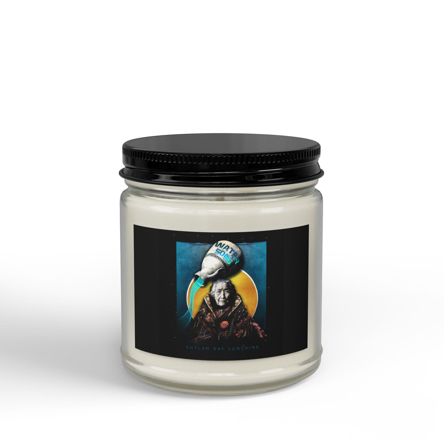 Artisan Scented Soy Candle (4oz & 9oz) — Water Song Portrait Label