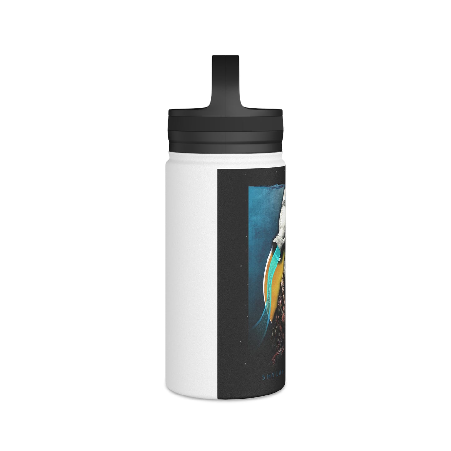 Stainless Water Bottle — Native Elder 'Water Is Life' Design