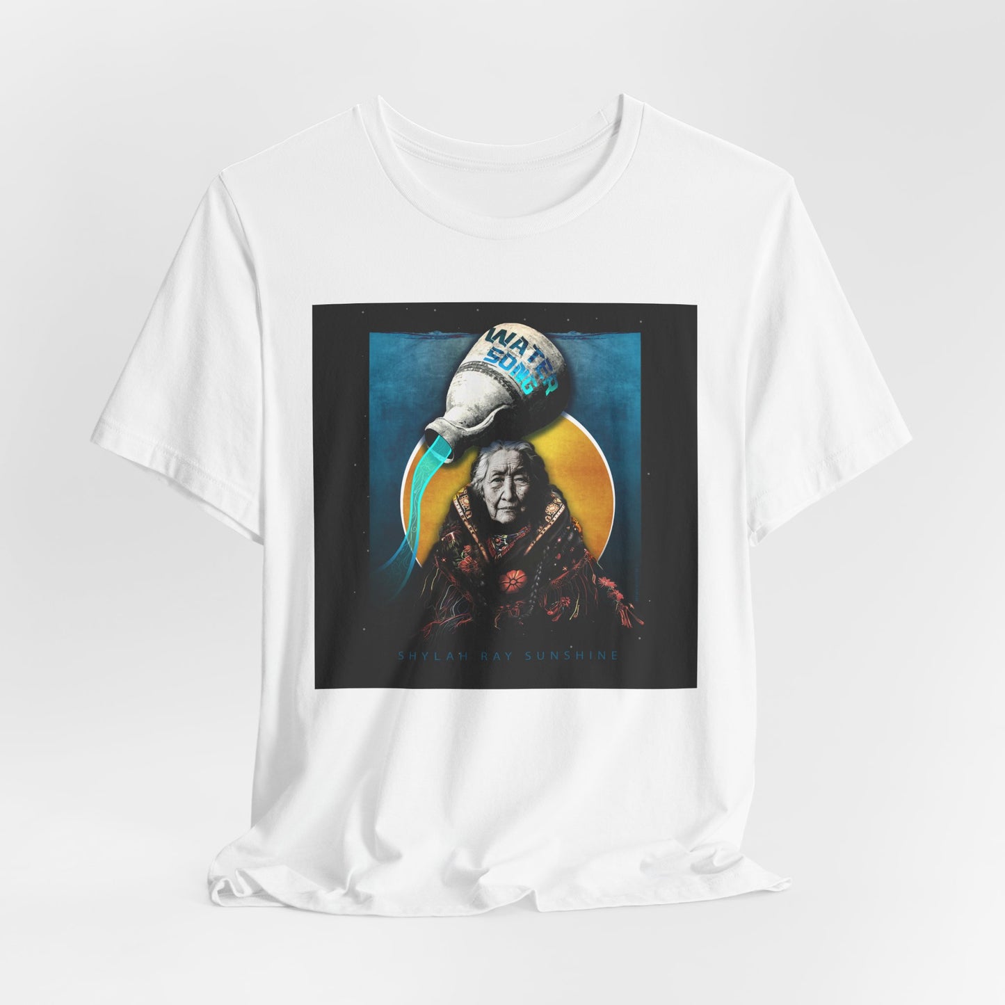Water Song T-Shirt — Grandmother Water Vessel Graphic T-Shirt